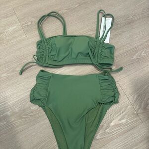 Hutch Green Bikini Set